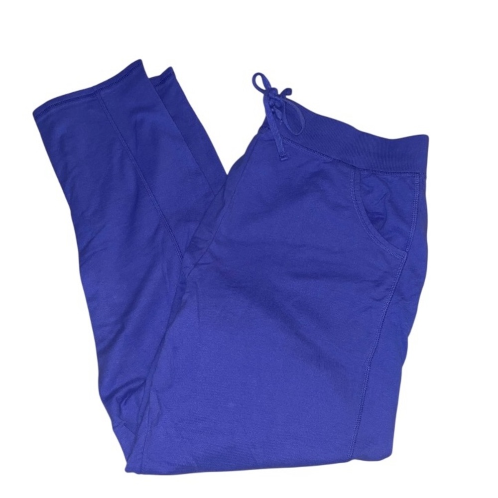 HANES JUST MY SIZE Blue Drawstring Banded Waist Athletic Casual Pants Women's 2X